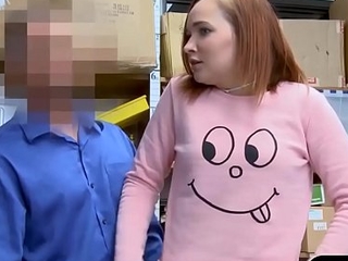 Hot shoplifter teen unjust increased by needs to pay with pussy