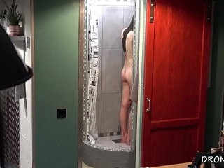 Kasandra in the shower - voyeur
