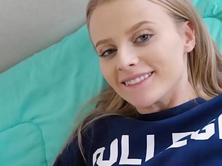 Blonde Tiny Legal age teenager Step Sister Paris White Punished By Step Brother For Wearing His Establishing Tee-shirt POV